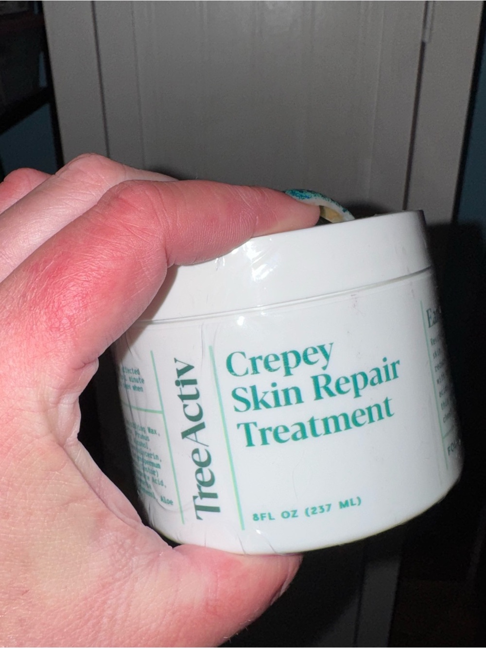 Crepey skin repair treatment